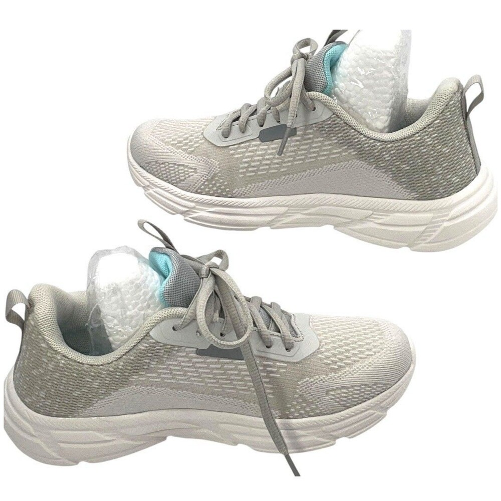Women’s Athletic Running Walking Shoes Gray Blue Mesh Sneakers Size US 5 - Picture 2 of 7
